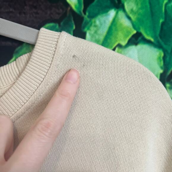 Pact Cheetah Crewneck Sweater Women Large XL Wild Pullover Sweatshirt Cat Animal - Picture 6 of 7